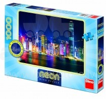 DINO TOYS -Neon  Puzzle 1000 psc.Star Line in Hong Kong 54117D