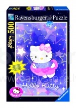 „Ravensburger“ galvosūkis 500 vnt. „Starline Hello Kitty“ 149384V
