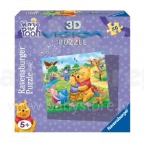 Ravensburger 3D Vision Puzzle 80 шт.Winnie Pooh 091218V