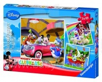 Ravensburger  Puzzle 3x49 шт.Mickey Mouse 092475V