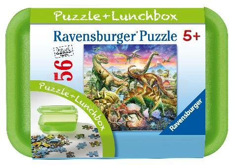 „Ravensburger Puzzle 07533R“ dėlionės dėžutėje, kurioje yra 56 vienetai.
