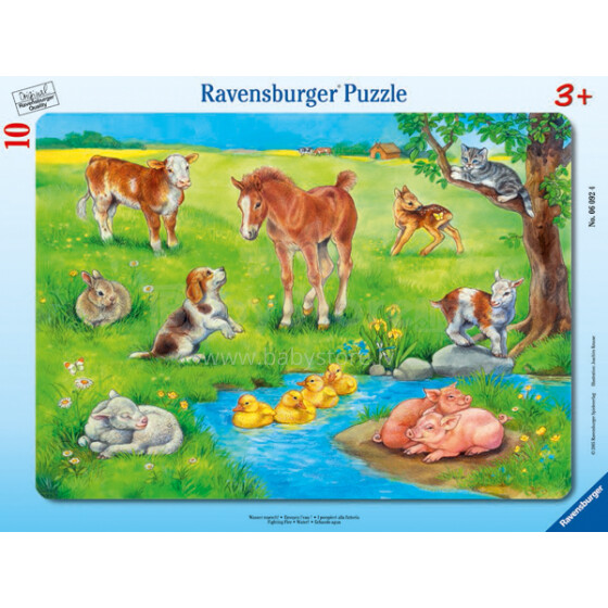 Ravensburger Puzzle 06104R 10 gb. Mājdzīvnieki