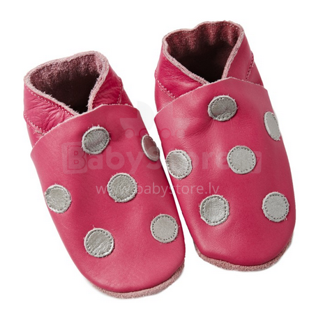 Pippi 705-122 Leather slippers dejošanas čībiņas bērniem no dabīgas ādas