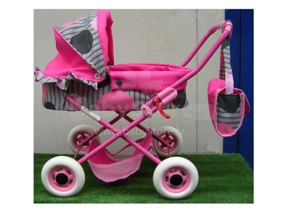 „Wokke Pram Doll“ vežimėlis „Ewa Classic“ lėlių vežimėlis su krepšiu