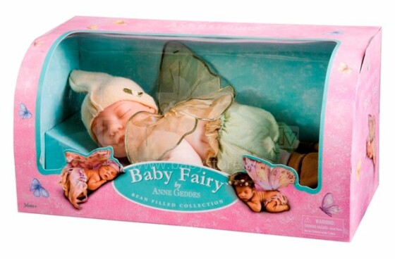 Anne Geddes Кукла авторская Спящий младенец Эльф ,20 см, AN 579129