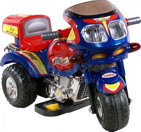 Arti mini 2126A Racing Blue/Red Bērnu Skūteris ar akumulatoru