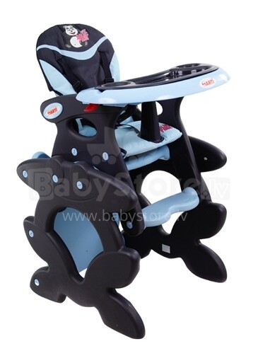 Arti Betty J-D008 Dark Blue Panda Barošanas krēsliņš + galdiņš 
