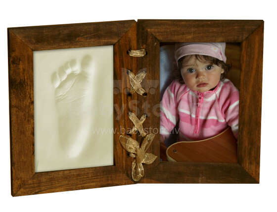 Art for baby Art.55575 Hand and Foot  Print Frame with memory prints