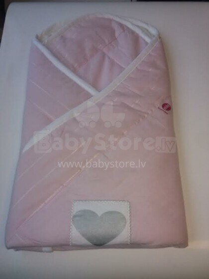 NINO-ESPANA - конвертик/одеялко ( для выписки) 85x85cm - Cuoricini pink