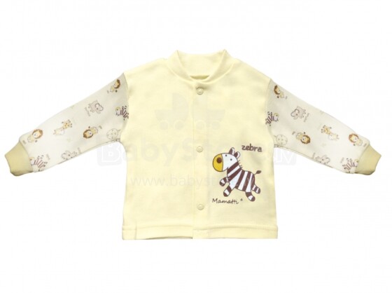 Mamatti - medvilniniai kūdikių marškinėliai Zebra KA1610