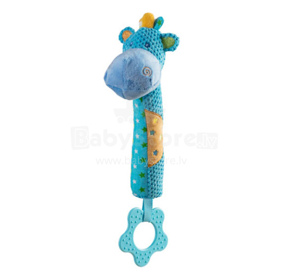 Babyono 1334 Plush squeaker with teether