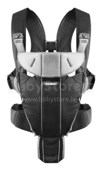 Babybjorn Baby Carrier Miracle Black Silver Art.096065