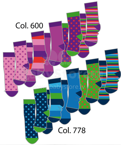 Pippi 3557 cotton socks Детские хлопковые носки  1 шт.