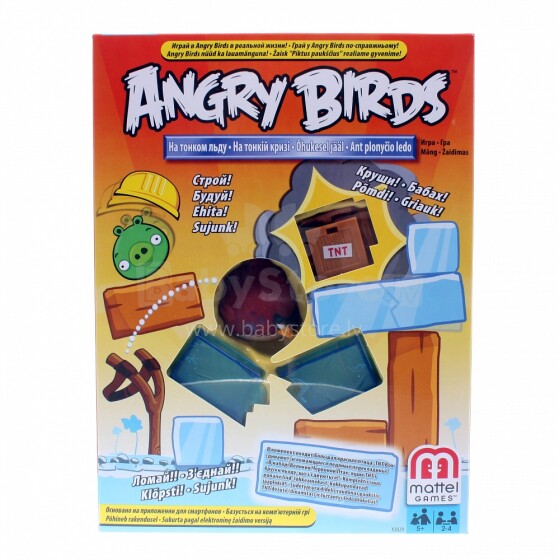 „Mattel X3029“ stalo žaidimas „Angry Birds“