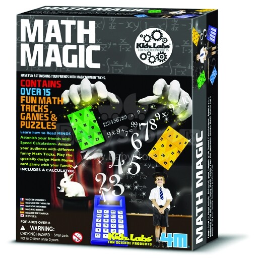 4M Kidz Labs  Math Magic 00-03293 Набор для фокусов Магия чисел 