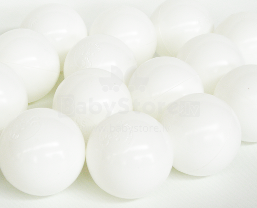 Blue Ribbon Dry Pool Balls White 004615 Мячики для бассейна - белые Ø 6 cm.,500 шт.