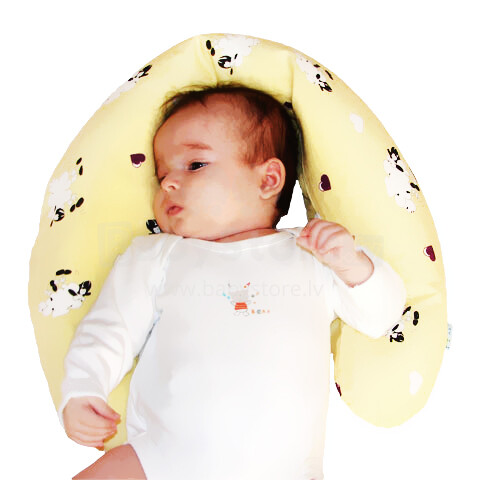 Ty i My Подушка-гнездо для новорожденных  с силиконовыми гранулами 13x85 см