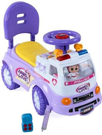 SunBaby Art. HD3657 Bērnu mašīnīte staigulis ar skaņam 'Ambulance'