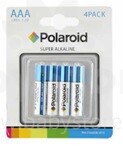 Polaroid Super Alkaline 41860 AAA LR03 1.5V батарейки для игрушек, каруселек, велосипедиков (4 шт.) 18-213