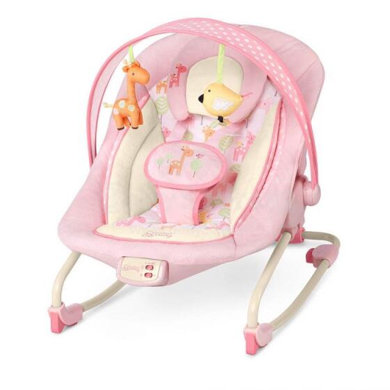 Bright Starts Comfort & Harmony Bouncer - Girafaloo fashion 60114