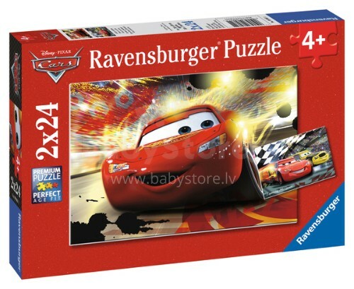 Ravensburger Puzzle 089611V Cars 2 dėlionės 2x24vnt.