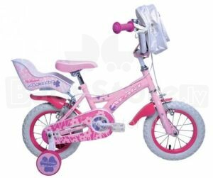 Atala Balerina 12 VI  Детский Двухколёсный велосипед со вспомогательными колёсами (четырёхколёсный) с 2ух лет