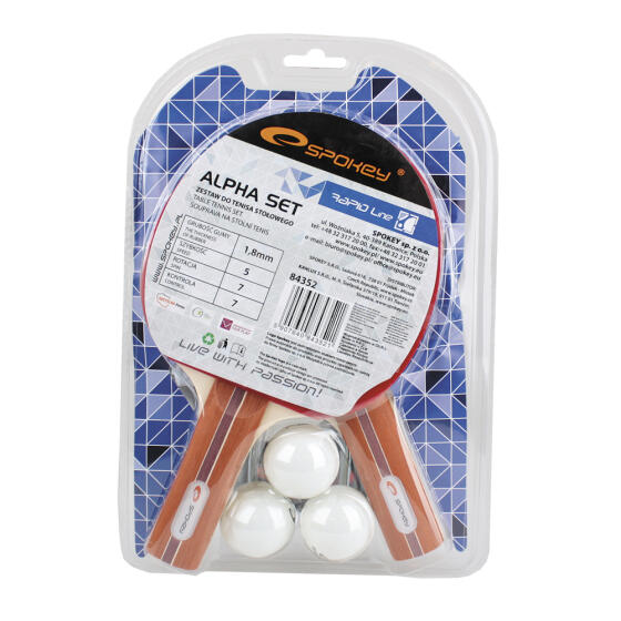 Spokey Alpha Set Art. 84352 Table tennis set + net