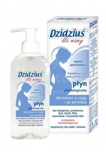 Dzidzius Гипоаллергенное жидкое средство интимной гигиены для женщин в период беременности и после родов 300 мл
