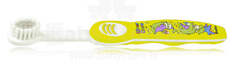 „Silver Care 4354 Kids Soft“ pirmasis dantų šepetėlis (geltonas)