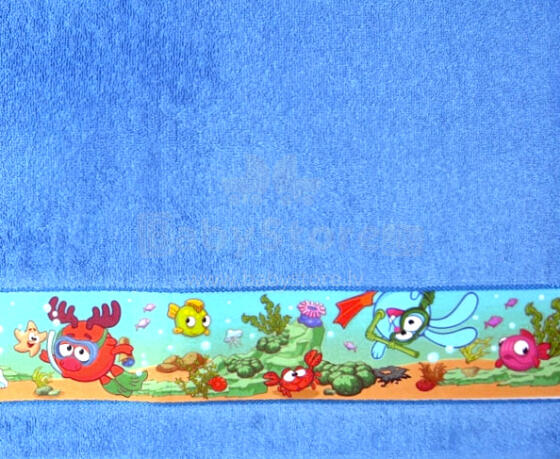 Baltic Textile Terry Towels Полотенце фроте с рисунком для детей Смешарики 50Х70