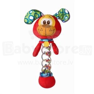 Playgro Art. 0181570 Погремушка Собачка с цветными шариками