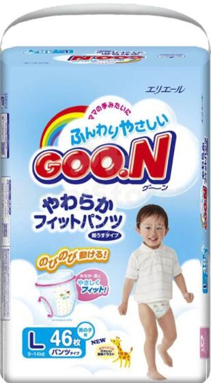 Goo.N Biksītes L izmērs (9 - 14kg) 50 gb.