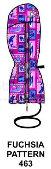 Huppa - 14' Haydon art. 8165BS00 Kid' s rain mittens (1-5), fuchsia pattern