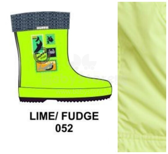 Huppa - 14' Haydon art. 8165BS00 Kid' s rain boots 2in1 (25-34), lime/fudge