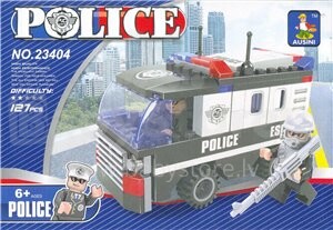 Ausini 23404 Konstruktors Police/Mikroautobuss policija