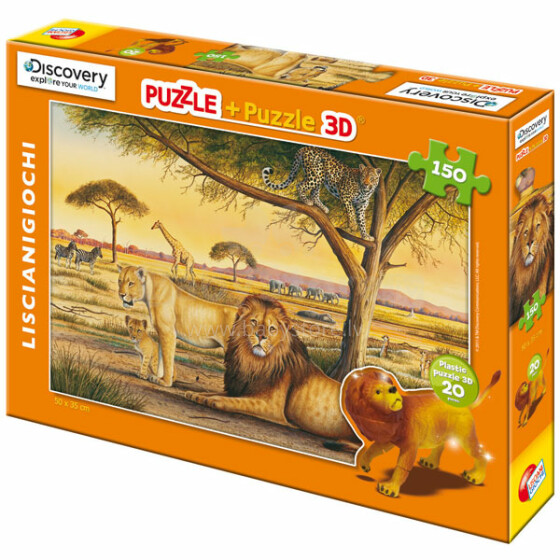 Lisciani Giochi 35403 Bērnu Puzzle-3D