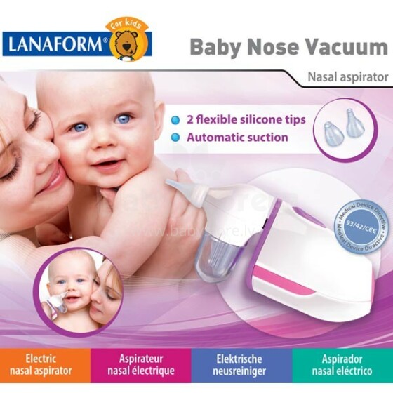 LANAFORM LA131103 Baby Nose Vacuum deguna atsūknētājs