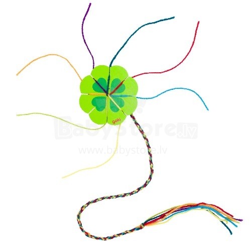 Goki VG58616 Knitting flower, knitting clover