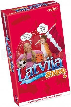 Tactic 01935 spēle Latvia Trivia junior mini (LV) 