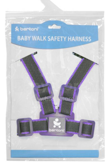 Lorelli  Art.10010051265 Baby Walk Safety Harness Grey&Violet Pavadiņas/drošības siksnas