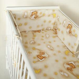 „MimiNu 1112“ kūdikių lovos skalbinių komplektas 2 dalių 100x135cm