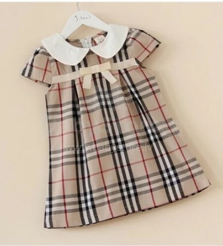  Модное детское  платье Burberry