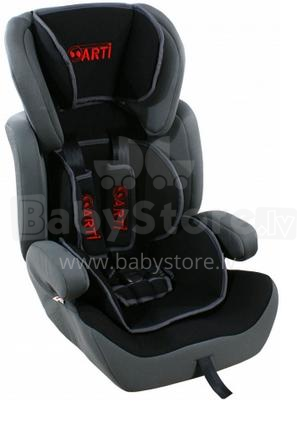 „Arti Safety Multi“ juoda ir pilka vaikiška automobilinė kėdutė 9-36 kg