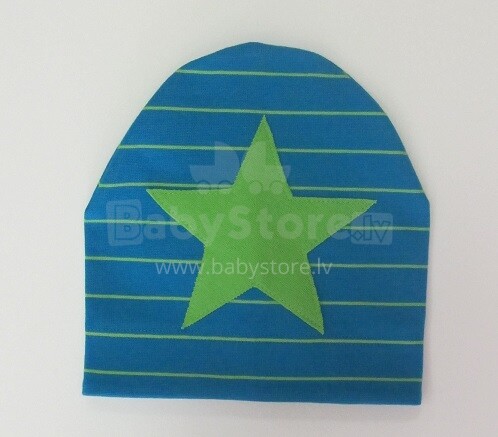Kivat KIV 215-64 / 36 Kepurė su žvaigždute, tamsiai mėlyna ir žalia