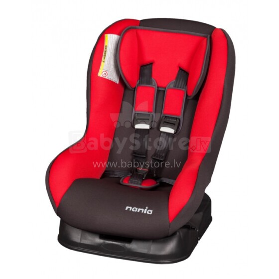 Nania'13 TeamTex Basic CF Shadow / Red 013 KOT X2 - D6 136034 Vaikiškos kėdutės automobiliui (0 - 18 kg)