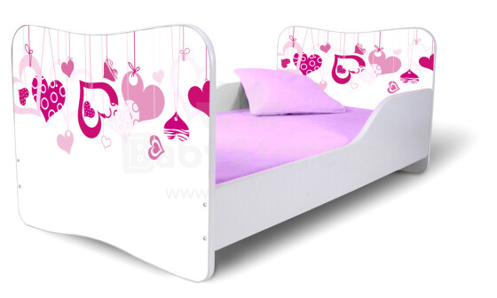 Nobi Decor Стильная молодёжная  кровать с матрасом 144x74 см