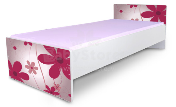 Nobi Flower Jauniešu gulta ar matraci 184 x 84 cm