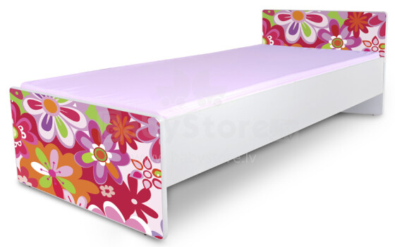 Nobi Flowers Стильная  кровать для подростков с матрасом 184x84 см