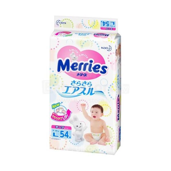 Merries Nappies  54 (9 - 14kg)