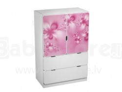 AMI Flower  Детский  стильный  шкаф 125 x 80 x 45 см